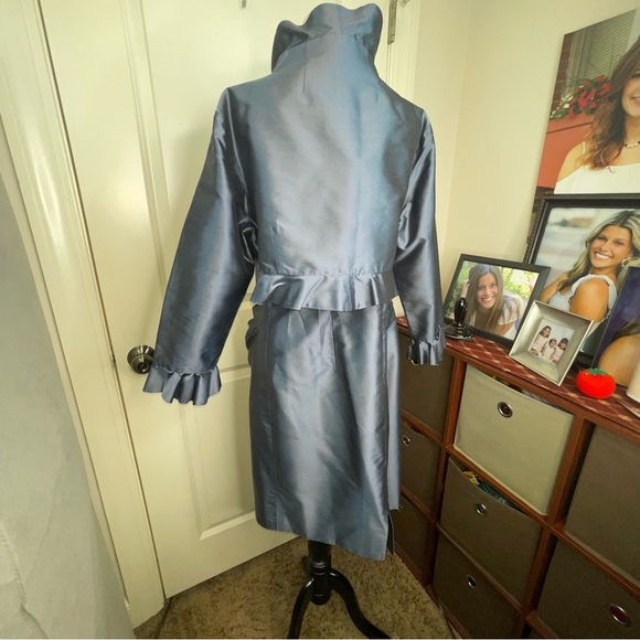 Marisa Baratelli 100% Thai Silk Strapless Dress and Cropped Jacket - Picture 8 of 17